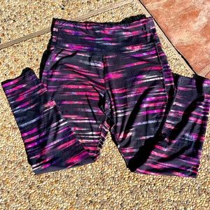 Champion, Duodry, Black,& Pink, Leggings, Size XXL